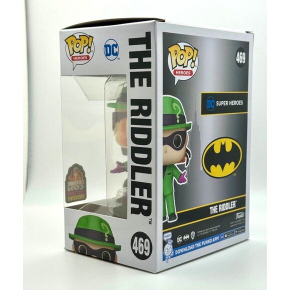 Funko Pop! The Riddler #469 – Batman DC Heroes L.A. Comic Con 2022 Exclusive - Picture 3 of 4